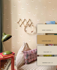 Sweet Camomile Soft Almond Wallpaper