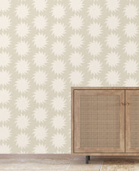 Sunny Taupe Wallpaper