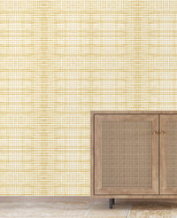 Tartan Yellow Wallpaper