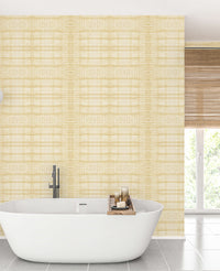 Tartan Yellow Wallpaper