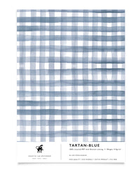 Tartan Blue Behang Sample