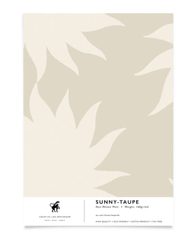 Sunny Taupe Tapetenmuster