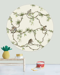 Creative Lab Amsterdam behang cirkel Hanging Garden Wallpaper circle