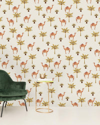 Creative Lab Amsterdam behang Dreamy Dromedary Wallpaper