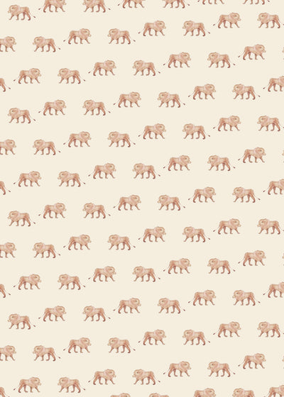 Creative Lab Amsterdam behang Safari King Wallpaper