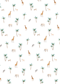 Creative Lab Amsterdam behang Savannah Palmtree Wallpaper