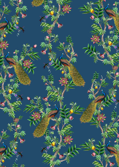 Creative Lab Amsterdam behang Passion Peacock Wallpaper