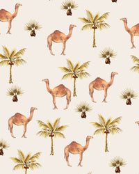 Creative Lab Amsterdam behang Dreamy Dromedary Wallpaper detail