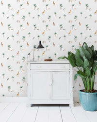 Creative Lab Amsterdam behang Savannah Palmtree Wallpaper