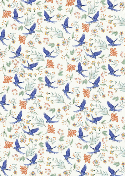 Creative Lab Amsterdam behang Paisley Parrot Wallpaper