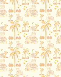 Creative Lab Amsterdam behang Maui Beach Pink Wallpaper